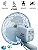 Ventilador Parede 30cm Oscilante Branco Qualitas Diâmetro 30 Cm Frequência 60hz Material Das Pás Nylon Com Fibra De Vidr - Imagem 2