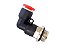 CONEXAO COTOVELO 6MM X 1/8 BSP NYLON - Imagem 1