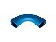 CURVA 90 20MM PPR AZUL - Imagem 1