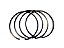 ANEL PISTAO D= 120MM - MSV20APN   MSV20APSA   MSV20APSS   MSV30APSA   MSV40BPN - Imagem 1