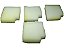 KIT ELEMENTO FILTRO AR C/4PC  (RETANGULAR) - Imagem 2