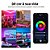 Fita LED Adesiva RGB Inteligente com Sensor de Som USB Bluetooth 5M - Imagem 3