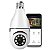 Câmera Ip 360° Lâmpada Wifi Full Hd 1080p Visão Noturna Bivolt Branco - Imagem 1