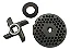 Kit Disco E Faca Cruzeta E Arruela Para Moedor Carne 22 5mm - Imagem 3