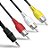 Cabo P2 X AV/RCA 1MT - Áudio e Vídeo - Imagem 2