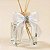 Laço Com Strass Prata - Branco - 8x8cm - 1 unidade - Rizzo - Imagem 1