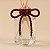 Cordão Decorativo - Vermelho Pingente - 32cm - 1 unidade - Rizzo - Imagem 1