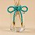 Cordão Decorativo - Verde Água Pingente - 32cm - 1 unidade - Rizzo - Imagem 1