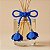Cordão Decorativo - Azul Flor - 32cm - 1 unidade - Rizzo - Imagem 1