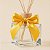 Laço Perfeito de Fita de Cetim com Lacre Prático - Amarelo Canário - G 11x13cm - 3 unidades - Cromus - Rizzo - Imagem 1