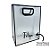 Sacola PVC com Alça Preta Personalizada com Nome - 40x30x12cm - 1 unidade - Rizzo - Imagem 1