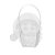 Sacola Transparente Bag - Papai Noel - 21cm - 1 unidade - Rizzo - Imagem 1
