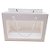 Sacola de Papel 25x18x35cm - Retangular Horizontal Branca com Visor - 1 unidade - Rizzo - Imagem 2