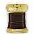 Fita em Cetim - Cor 340 Marrom- 10 m x 4 mm - 1 unidade - Fitas Progresso - Rizzo - Imagem 1