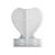 Molde de Silicone - Placa Coração - 18,5x16cm - 1 unidade - Rizzo - Imagem 1