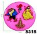 Molde de silicone Bela e Fera S318 Molds Planet Rizzo Confeitaria - Imagem 1