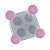 Molde de Silicone Quarteto de Bolinhas Ref. 72 Flexarte - Imagem 1