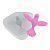 Molde de silicone Pomba Grande Ref. 379 Flexarte - Imagem 1