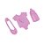 Molde de silicone Alfinete + Mamadeira + Body Ref. 498 Flexarte - Imagem 2