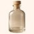 Frasco para Perfumaria de Vidro Redondo - Roma Transparente - 260ml - 1 unidade - Rizzo - Imagem 1