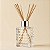 Frasco para Aromatizador e Difusor de Vidro Bucarest com Tampa Prata - Transparente - 70ml - 1 unidade - Rizzo - Imagem 1