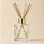 Frasco para Aromatizador e Difusor de Vidro Bucarest com Tampa Dourada- Transparente - 70ml - 1 unidade - Rizzo - Imagem 1