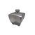 Frasco para Perfumaria de Vidro Estrela - Prata Degradê - 280ml - 1 unidade - Rizzo - Imagem 2