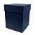 Caixa Rígida Luxo Premium - Azul Marinho - 16cm x 16cm x 20cm - Rizzo - Imagem 1