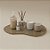 Bandeja Mesa Orgânica Com Pé - Nude - 20x30cm - 1 unidade - Rizzo - Imagem 1
