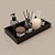 Bandeja Caixa Retangular - Preto - 10x20cm - 1 unidade - Rizzo - Imagem 1