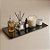 Bandeja Mesa Retangular Com Pé - Preto - 10x20cm - 1 unidade - Rizzo - Imagem 1