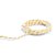 Cordão Decorativo com Listras - Amarelo/Branco - 3 cm x 500 cm - 1 unidade - Cromus - Rizzo - Imagem 1