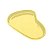 Bandeja Orgânica  - 17x11 cm -  Creme - 1 unidade - Só Boleiras - Rizzo - Imagem 1