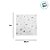 Papel Celofane Decorado Florido 1m x 85cm - 5 unidades - Cromus - Rizzo - Imagem 2
