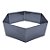 Molde/Cortador - Aço inox - Hexágono - 14,7x13x5 Cm - Fixo - 1 unidade - Cromus Linha Profissional Allonsy - Rizzo - Imagem 2