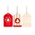 Tag Decorativa de Natal - Noel Vitoriano  - 12 unidades - Cromus - Rizzo - Imagem 1