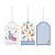 Tags Decorativa Bliss - 5 x 8 cm - 12 unidades - Cromus Páscoa - Rizzo - Imagem 1