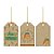 Tags Decorativa - Kraft Cenoura - 5 x 8 cm - 12 unidades - Cromus Páscoa - Rizzo - Imagem 1