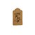 Tag Decorativa Kraft com Furo - INSPIRE-SE - 10 unidades - Rizzo - Imagem 1