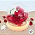 Cúpula Redoma de Vidro Decorativa 10x10cm - Base Madeira Clara - 1 unidade - Rizzo - Imagem 4