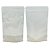 Saco de Papel Branco Frente Transparente Stand Up Pouch Zip 15x22x4cm - Hermético e Impermeável Dentro e Fora - 50 un - Imagem 3