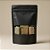 Saco de Papel Preto com Visor Stand Up Pouch Zip 12x20x4cm - Hermético e Impermeável Dentro e Fora - 50 un - Rizzo - Imagem 1