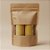 Saco de Papel Kraft com Visor Stand Up Pouch Zip 20x30x5cm - Hermético e Impermeável Dentro e Fora - 50 un - Rizzo - Imagem 1
