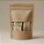 Saco de Papel Kraft com Visor Stand Up Pouch Zip 18x26x4cm - Hermético e Impermeável Dentro e Fora - 50 un - Rizzo - Imagem 1