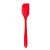 Espátula Reta Pão Duro em Silicone - Vermelho - 21cm - 1 unidade - Prime Chef - Rizzo - Imagem 1