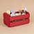 Caixote de Madeira Vermelho - 11,5x8,5x6,5cm - 1 Unidade - Rizzo - Imagem 1