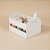 Mini Caixote de Plástico - Branco - 12x7cm - 1 unidade - Rizzo - Imagem 1