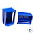 Mini Caixote de Plástico - Azul Marinho - 12x7cm - 1 unidade - Rizzo - Imagem 2