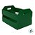 Mini Caixote de Plástico - Verde Escuro - 12x7cm - 1 unidade - Rizzo - Imagem 3
