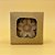 Caixa com Visor VC5 (5cm x 5cm x 4cm) Kraft - 20 unidades - Rizzo - Imagem 1